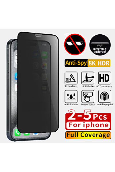 Choice43 قطعتان من زجاج الخصوصية، واقي شاشة كامل التغطية لأجهزة آيفون 16 و11 ...