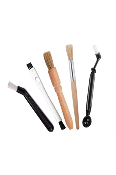 Choice1 مجموعة من 5 قطع مجموعة تنظيف فرشاة آلة القهوة 5/6 قطع فرشاة تنظيف مطحنة الحبوب فرشاة المطحنة Br