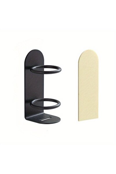 Choice حامل فرشاة أسنان مدمج وموفر للمساحة باللون الأسود - حامل تخزين مثبت عل...