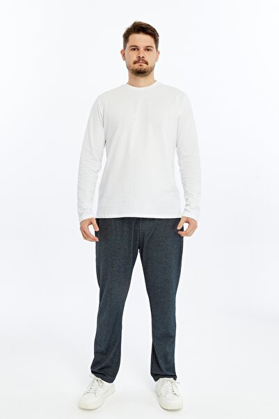 defys Men's Regular Fit Trousers with Elastic Waist