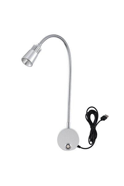 Choice 6000K 4000K 3000K فضي 5V USB 3CCT قابل للتعتيم مصباح حائط CRI98 RG0 مص...