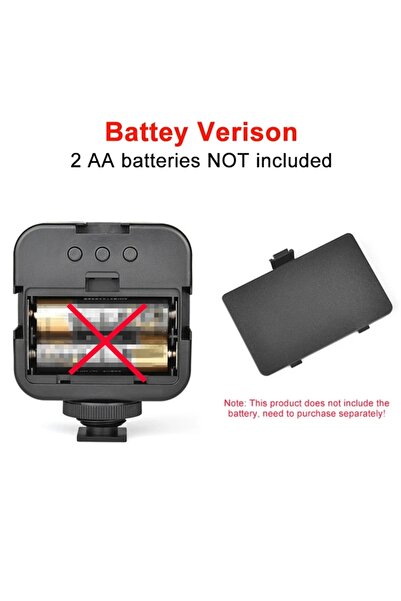 Choice إصدار البطارية جديد قابل لإعادة الشحن 6500K LED ضوء فيديو مصباح صغير ل...