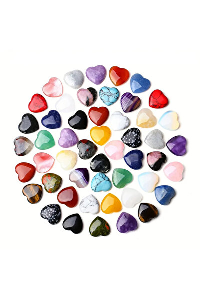 Choice 10 قطع ألوان عشوائية 30 قطعة 10/20/30 قطعة على شكل قلب LOVE 20 مم كريس...