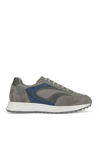 Ziya , Men's Genuine Leather Sneaker 1531026Z313 Gray