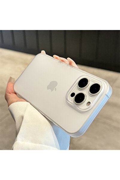 Choice للآيفون 15 برو أبيض ناعم غير لامع شفاف غطاء هاتف للآيفون 16 15 14 برو ماكس بلس 13