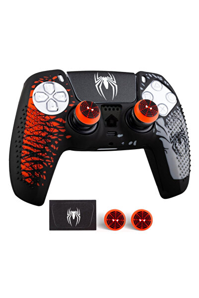 Choice 06 غطاء مانع للانزلاق لجهاز التحكم PS5 غطاء سيليكون مع فتحات للإبهام و...