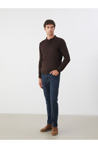 LC Waikiki Create Your Style from Uzg Store | Polo Neck Long Sleeve Men's Knitwear Sweater