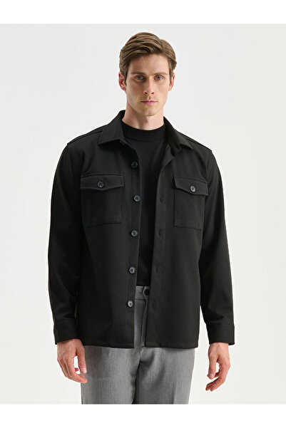 LC Waikiki Sparkling Choices from Shining Store | Regular Fit Long Sleeve Men's Shirt Jacket