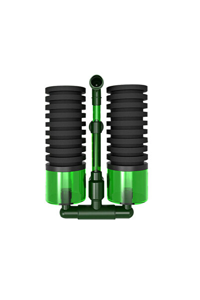 Choice كما هو موضح مرشح مياه مزدوج الرأس حوض أسماك مرشح مياه إسفنجي مضخة هواء...