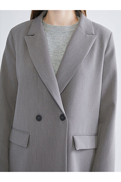 LC Waikiki Gri Kadın Blazer Ceket