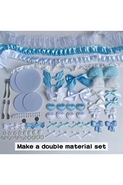 Choice XL Blue Bar chirp color material pack set collection girly pink bow la...