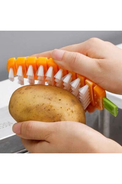 Choice MULTI 1pc-Multifunctional flexible cleaning brush for fruits and vegetables, kitchen cleaning brush