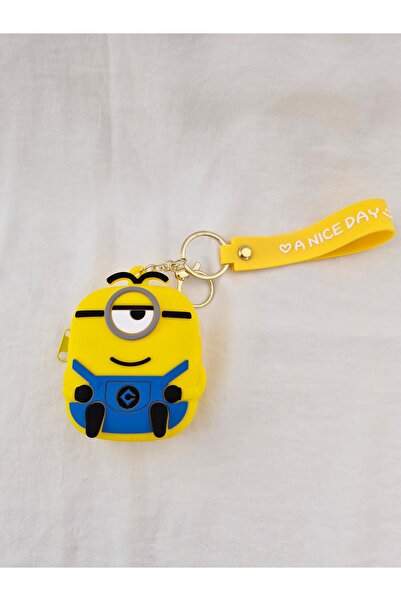 Beyaz Dükkan Silicone Wallet Bag Accessory with Minion Figure