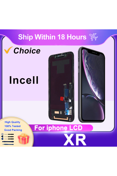 Choice1 شاشة LCD من نوع Incell، اختيار ممتاز، متوافقة مع iPhone XR، شاشة LCD،...