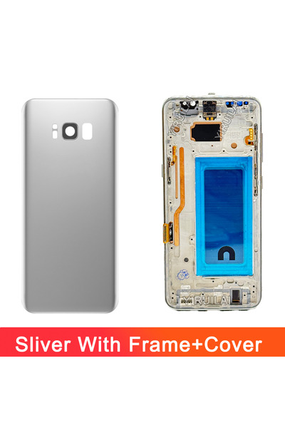 choice2 غطاء إطار فضي TFT عالي الجودة لشاشة LCD S8 G950 G950F، محول رقمي لشاش...