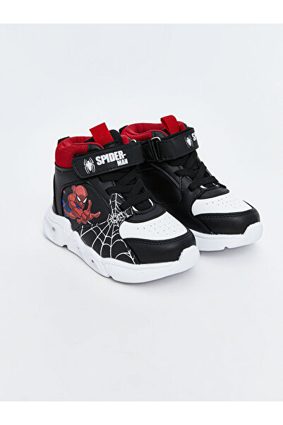 LC Waikiki Siyah Baskılı Bilek Boy Erkek Bebek Spor Ayakkabı