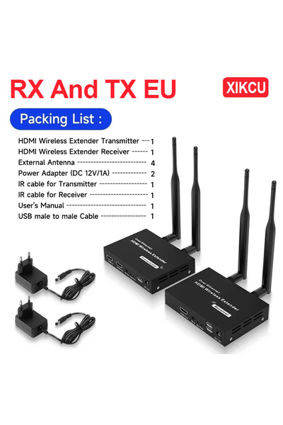 Choice RX و TX EU 200M 1080P HDMI-متوافق مع الموسع اللاسلكي 5.8G HD نقل جهاز ...