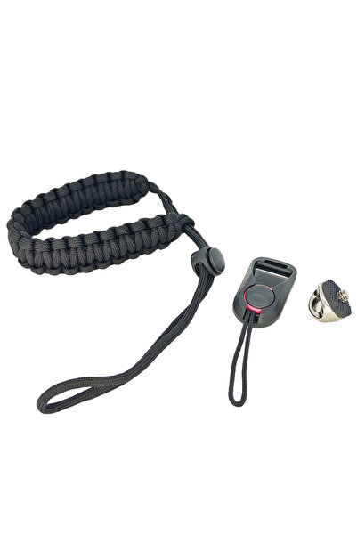 Choice حبل أمان مضفر من النايلون مع حزام معصم حبل أمان مضفر مع برغي 1/4 لـ Go...