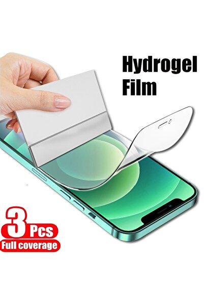 Choice18 3 قطع من غشاء الهيدروجيل لهاتف آيفون 16 بلس، 3 قطع من غشاء الجل النا...