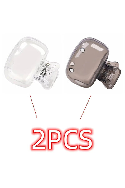 Choice أغطية شفافة ورمادية لرأس فرشاة الأسنان أثناء السفر غطاء واقي لفرشاة ال...