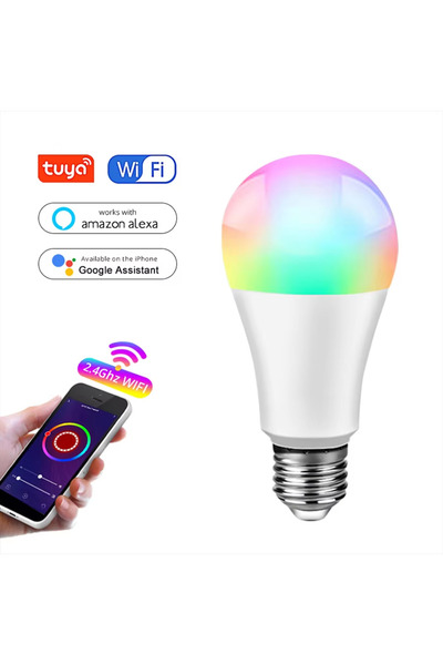 GGBEE نعم 220 فولت 15 واط E27 Tuya Smart WiFi LED Light Bulb AC 220 فولت 110 ...