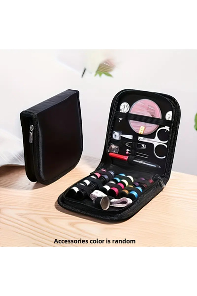 Choice مجموعة أدوات خياطة سفر مدمجة مكونة من 27 قطعة مع حقيبة قماشية ملونة | ...