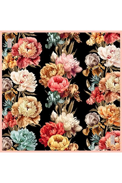 LA BOUTIQUE 2556-03 حرير قطني 90X90