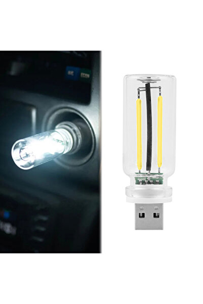 Choice WHITE Vintage USB Touch Control Dimming Bulb Filament LED 5V Edison Bu...