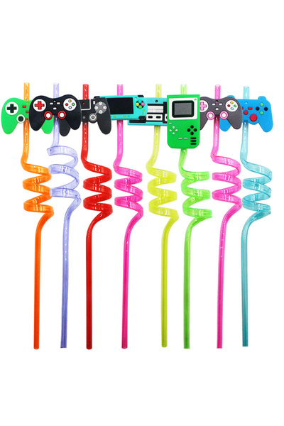 Choice 8 قطع 8 قطع 26 سم قش بلاستيكي حلزوني قابل لإعادة الاستخدام لوحة تحكم أ...