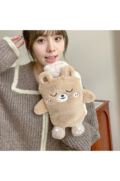 Choice1 04 زجاجة ماء ساخن فخمة كاواي حقيبة ماء ساخن شتوية دافئة لألم الدورة ا...