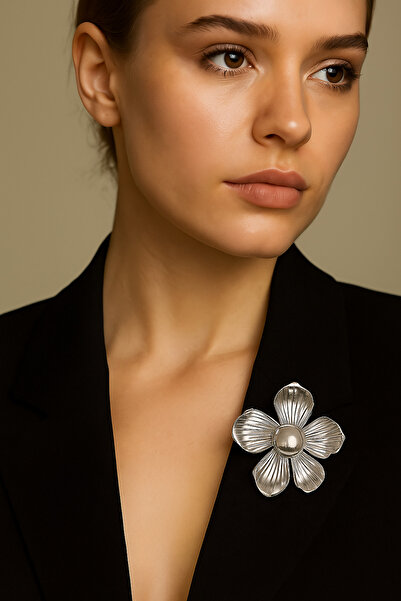 MRK Kadın Flower Çiçek Broş