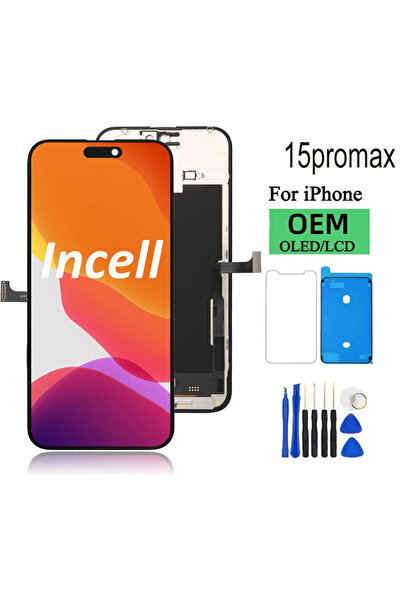 Choice incell incell لشاشة LCD تعمل باللمس لجهاز iPhone 15 Pro MAX استبدال مس...