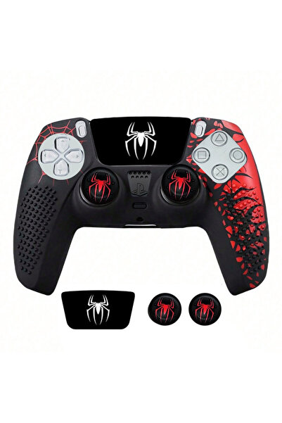 Choice 01 غطاء حماية سيليكون لجهاز تحكم PS5 مضاد للانزلاق مع فجوات قبضة الإبه...