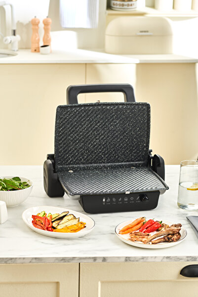 Karaca Crust Grill Toast Izgara Ve Tost Makinesi 6 Dilim Mat Krem