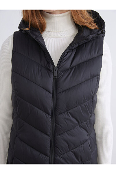 LC Waikiki Create Your Style from Uzg Store |   Women's Puffer Vest with Hood