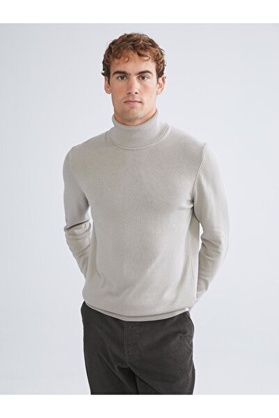LC Waikiki I Fisherman Roba Collar Long Sleeve Men's Knitwear Sweater from Fr...