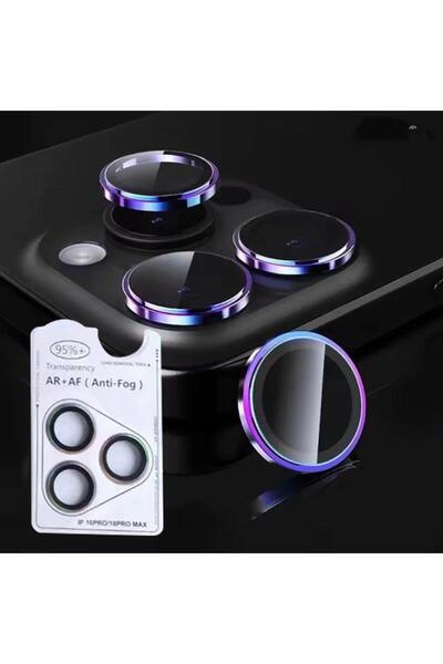 Choice 16pro pro max Colorful 1Pc AR+AF Camera Lens Ring Glass For IPhone 15 16 Pro Max 16pro 15plus Lens S