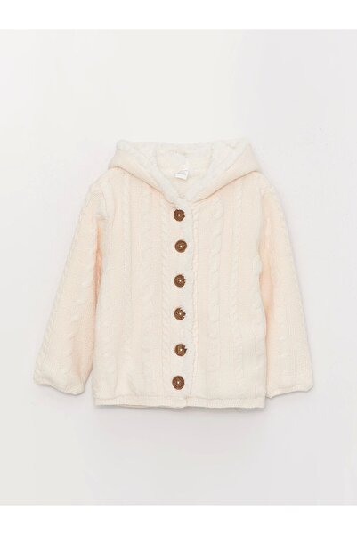 LC Waikiki Cardigan tricotat pentru fetiță LCW baby bej