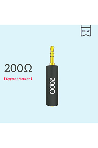 Choice 200 أوم موصل سماعة الأذن مقاومة قابس 30/75/150/200/400/600 أوم محول إلغاء الضوضاء 3.5 مم R