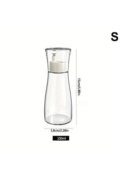 Choice موزع غسول الفم الزجاجي القابل لإعادة التعبئة مع غطاء - 5.07/8.79 أونصة...