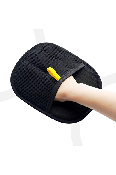 Choice Black Pet Hair Remover Glove Brush Portable Washable Clothes Hair Dehairing Gloves Pet Dedusting Cle