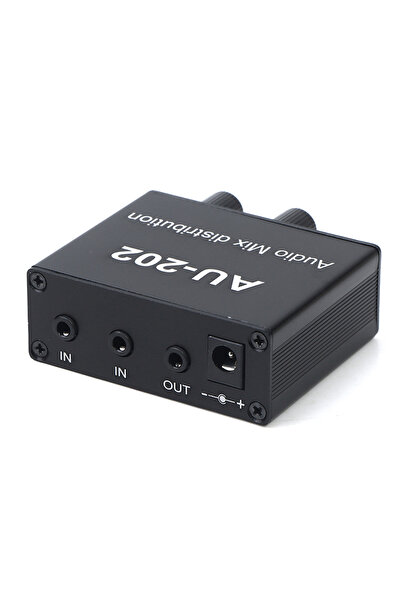 KOQZM موزع صوت ستيريو مزج واحد الحجم 1PC لسماعات الرأس الخارجية AMP حجم مستقل Cont