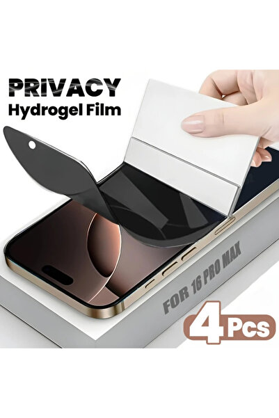 choice2 4 قطع من فيلم جل ناعم مضاد للتجسس لهواتف آيفون 16 برو، متوافق مع هوات...