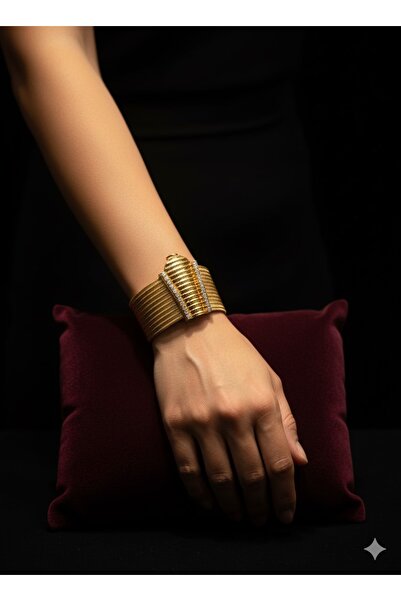 Makerlab 22 Ayar Altın Kaplama Trabzon bilezik