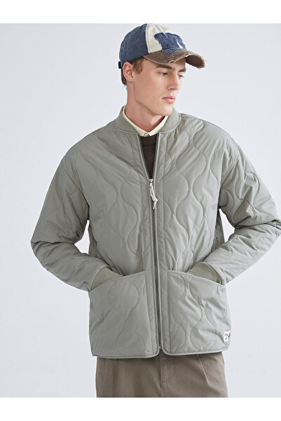 LC Waikiki Xside Khaki Standard Fit College Collar Men's Jacket