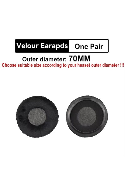 Choice 70 مم وسادات أذن مخملية عامة 60 مم 65 مم 70 مم 75 مم 80 مم 85 مم 90 مم...