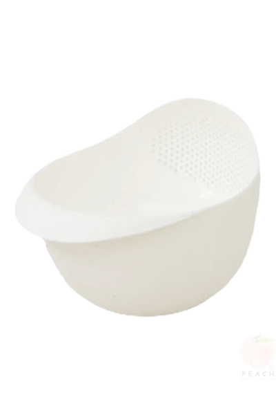 Choice أبيض 【مبيعات ساخنة】سلة تصريف الأرز، فلتر الأرز، منخل تصريف الفواكه وال...