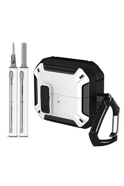 Choice غطاء قفل أمان جديد لسماعات Galaxy Buds 3 البيضاء، متوافق مع Buds 3/Buds3 Pro وBuzz 3 Pro Pro