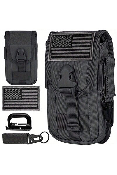 Choice black Cell Phone Holster Pouch Smartphone Pouch Case Molle Attachment ...