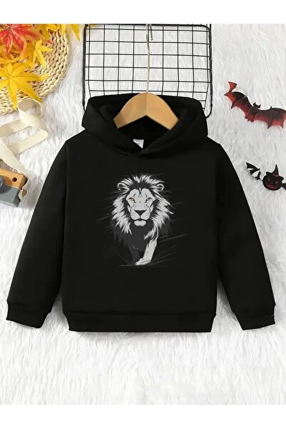 oneagılyazı Μακρυμάνικο φούτερ Lion Boy's Casual με κουκούλα